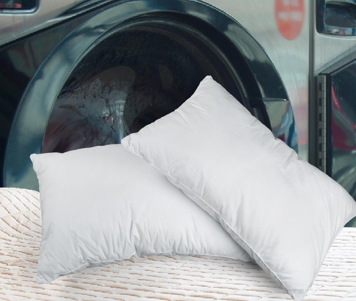 Feather pillow cleaning